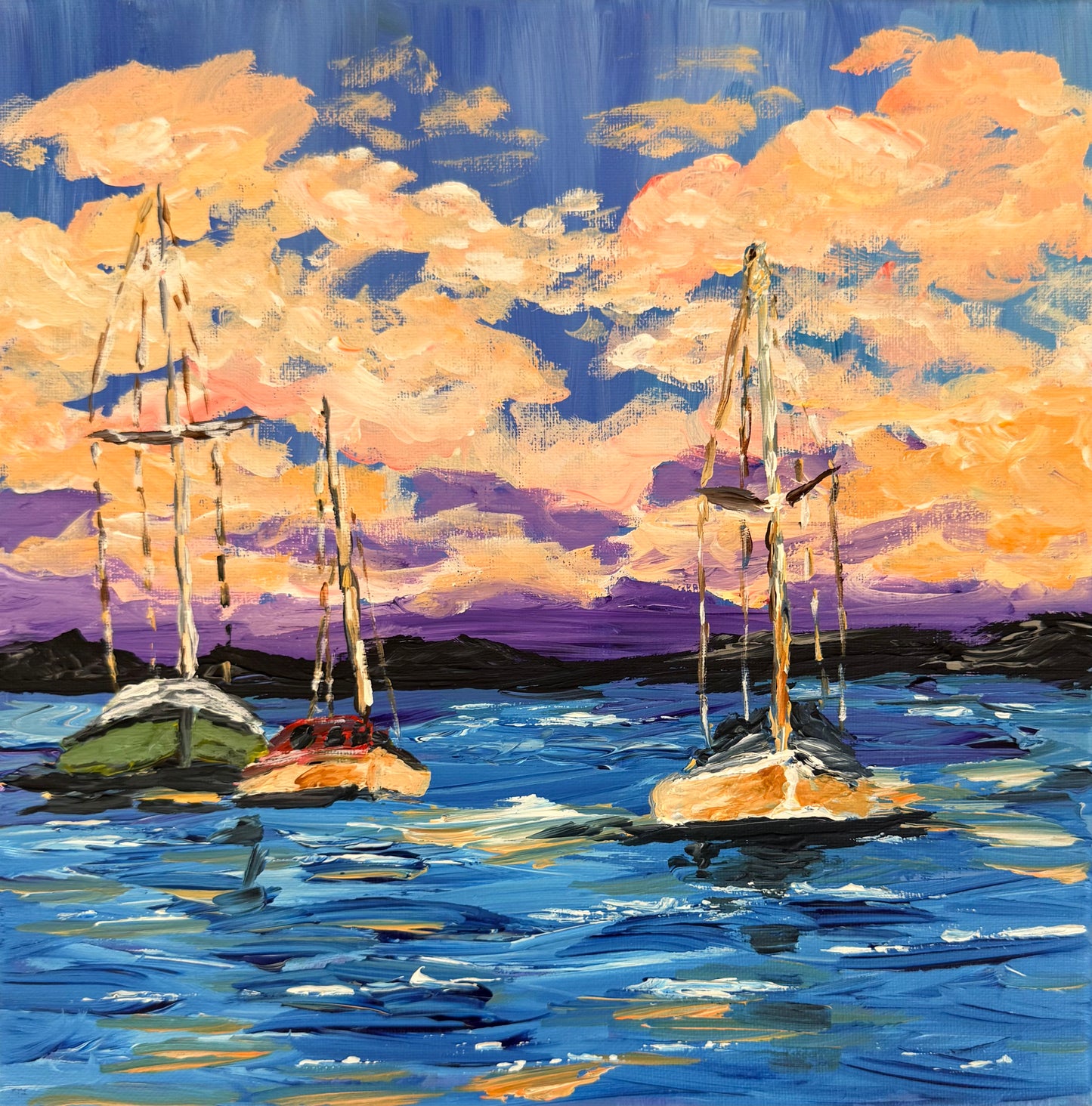 Sailing off into the sunset