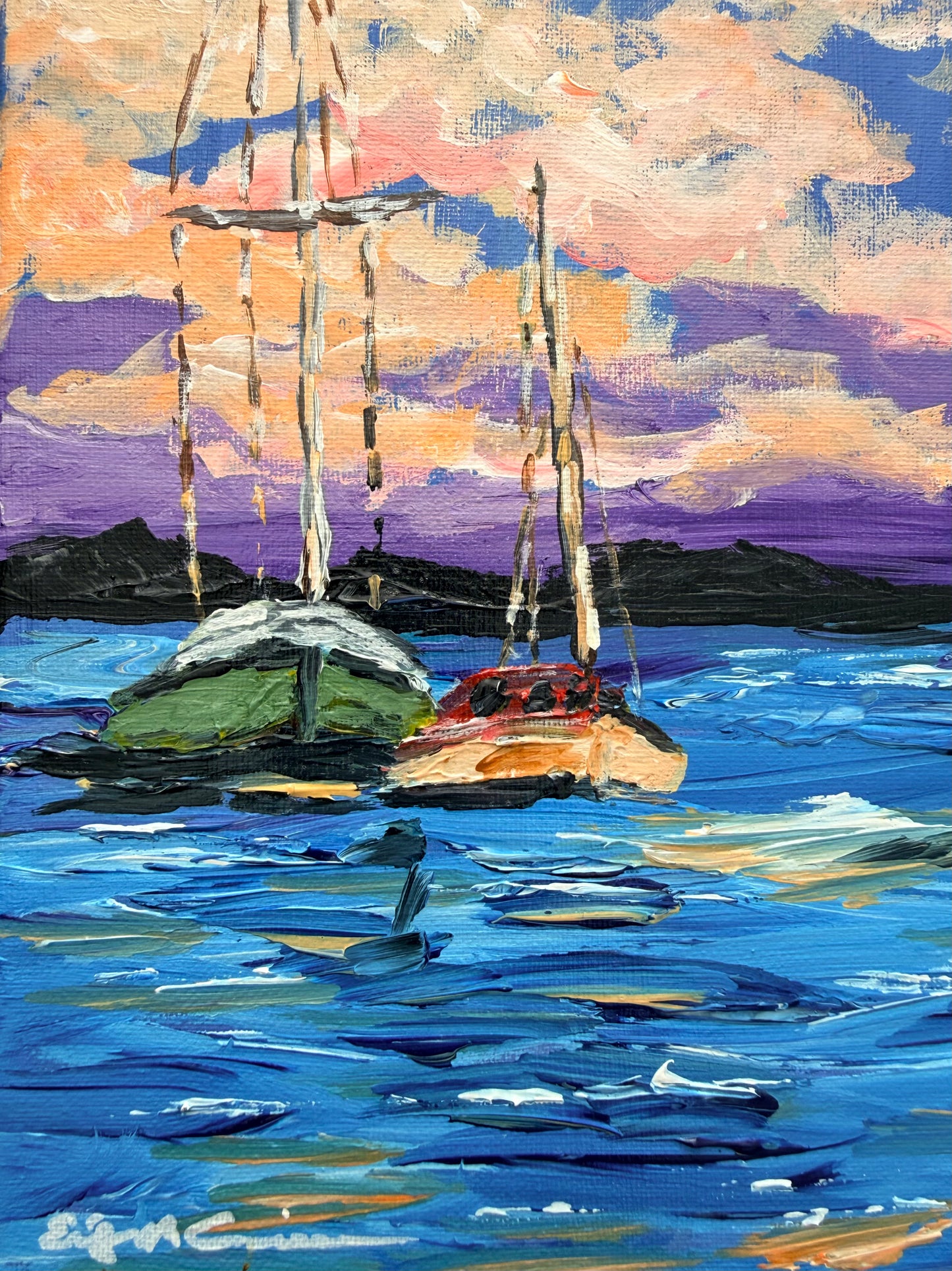 Sailing off into the sunset